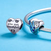 Heart & Butterfly 925 Sterling Silver Charm - jolics