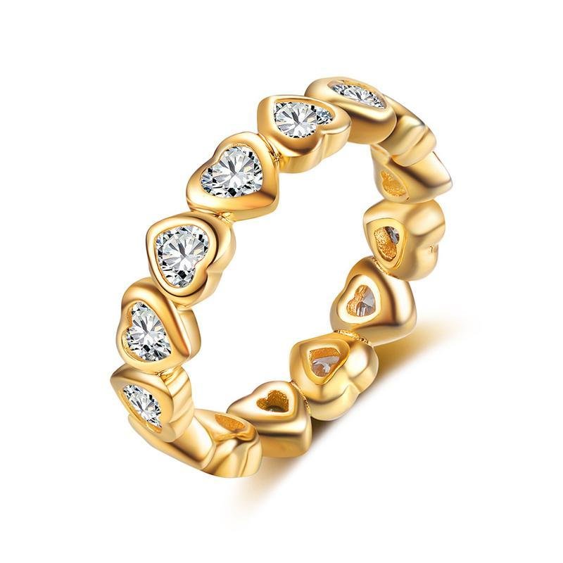 Heart Design Stacking Band - jolics