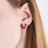Heart Earrings With Stones - jolics