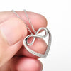 Heart- Shaped Infinity Pendant Necklace - jolics
