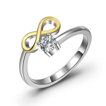 Infinity Round Cut Open Ring - jolics