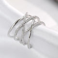 Intertwined Open Sterling Silver Ring - jolics