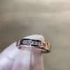 Jolics Classic Princess Cut Sterling Silver Engagement Band Ring - jolics