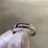 Jolics Classic Princess Cut Sterling Silver Engagement Band Ring - jolics