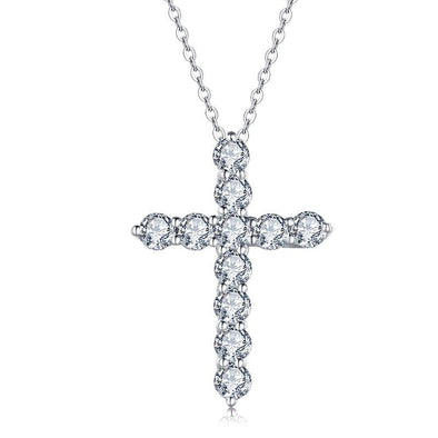Jolics Cross 925 Sterling Silver Pendant Necklace - jolics