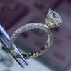 Jolics Handmade 6ct Heart Cut 925 Sterling Silver Party & Engagement Ring - jolics