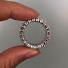 Jolics Handmade 7.6 CT Radiant Eternity Sterling Silver Band Ring JS0173 - jolics
