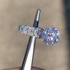 Jolics Handmade Round Cut 925 Sterling Silver Wedding Engagement Solitaire Ring - jolics