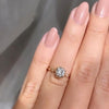 Jolics Round Cut 925 Sterling Silver Engagement & Wedding Ring - jolics