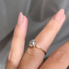 Jolics Round Cut 925 Sterling Silver Engagement & Wedding Ring - jolics