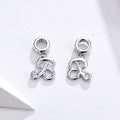 Letters Collection Initial Letter A-Z 925 Sterling Silver Charms for Bracelet - jolics