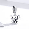 Little Elephant 925 Sterling Silver Dangle Charm - jolics