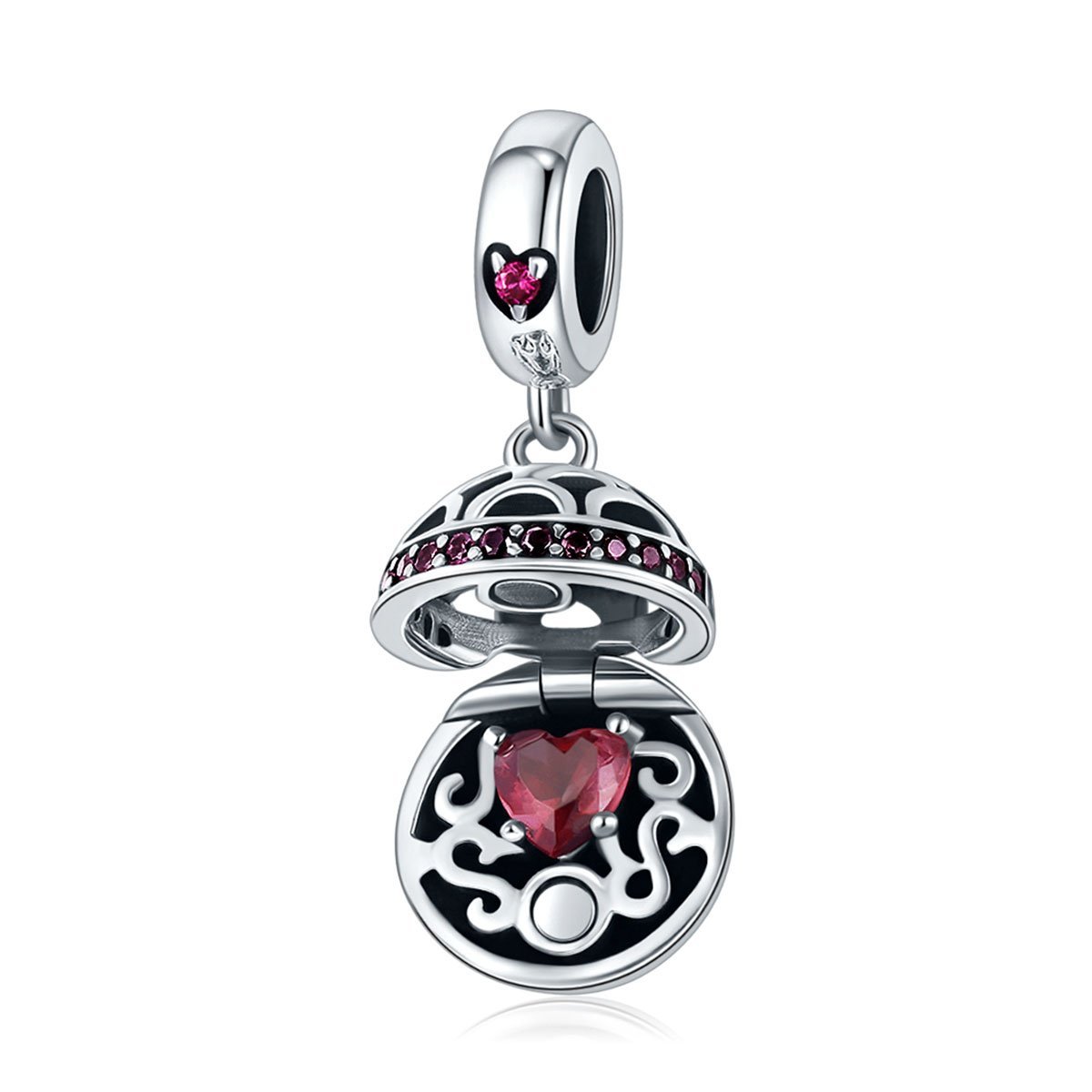 Love Surprise 925 Sterling Silver Dangle Charm - jolics