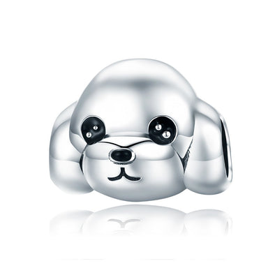 Lovely Doggy 925 Sterling Silver Bead Charm - jolics