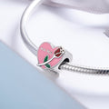 MAMA-Rose & Heart 925 Sterling Silver Charm - jolics