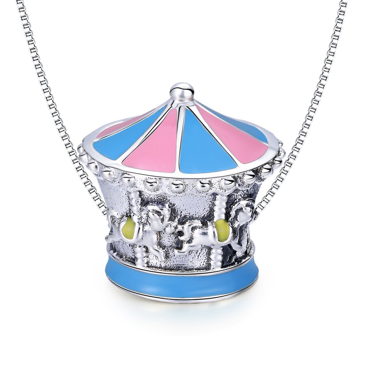 Merry-go-round 925 Sterling Silver Bead Charm - jolics