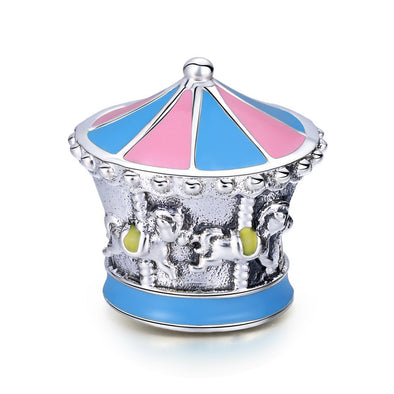 Merry-go-round 925 Sterling Silver Bead Charm - jolics