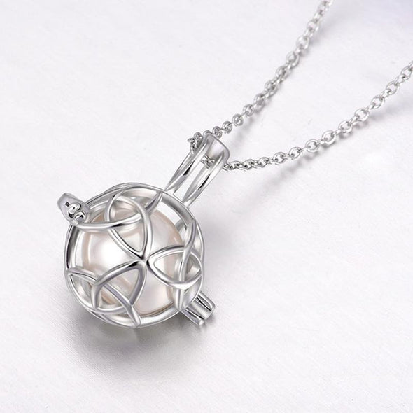 My Infinite Love Caged Pendant Necklace - jolics