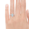 Pear Solitaire Created Ring - jolics