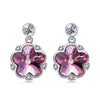 Pink Flower Earrings - jolics