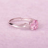 Pink Three Stone Ring - jolics