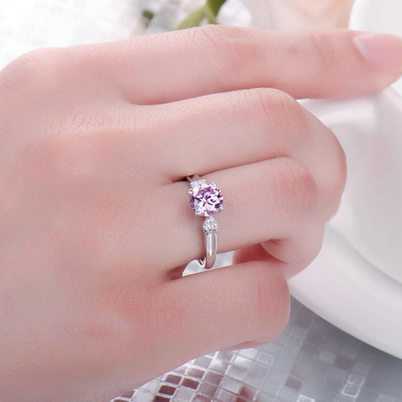 Pink Three Stone Ring - jolics