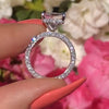 Princess Cut 925 Sterling Silver Ring - jolics