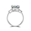 Princess Cut Solitaire Three Stone Ring - jolics