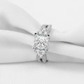 Princess Cut Split Ring - jolics