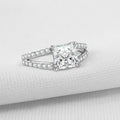 Princess Cut Split Ring - jolics