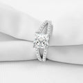 Princess Cut Split Ring - jolics