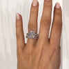 Radiant Cut 925 Sterling Silver Perfect Set Ring - jolics