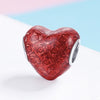 Red Rose 925 Sterling Silver Bead Charm - jolics