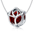 Red Rose 925 Sterling Silver Bead Charm - jolics