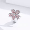 Sakura 925 Sterling Silver Spacer Charm - jolics