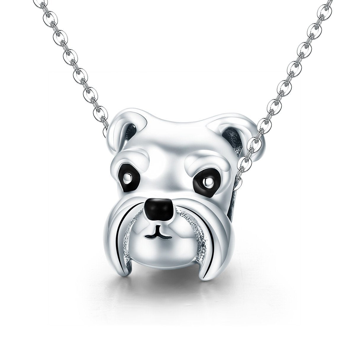 Schnauzer Dog 925 Sterling Silver Bead Charm - jolics