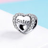 Sister 925 Sterling Silver Bead Charm - jolics