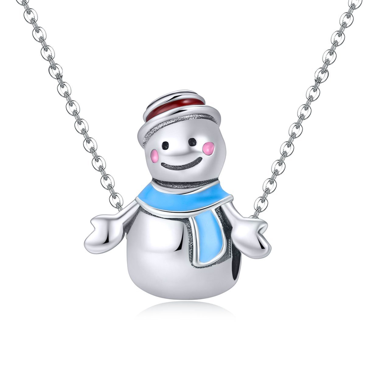 Snow Boy 925 Sterling Silver Charm - jolics