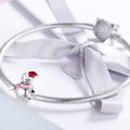 Snow Girl 925 Sterling Silver Charm - jolics