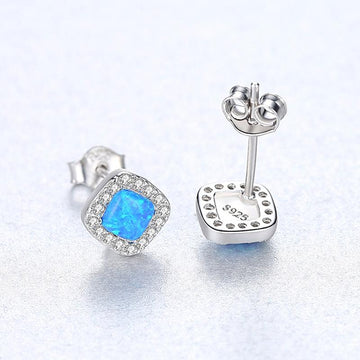 Square Halo Stud Earrings - jolics