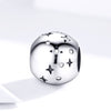 Starry 925 Sterling Silver Bead Charm - jolics