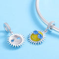 Sun 925 Sterling Silver Dangle Charm - jolics