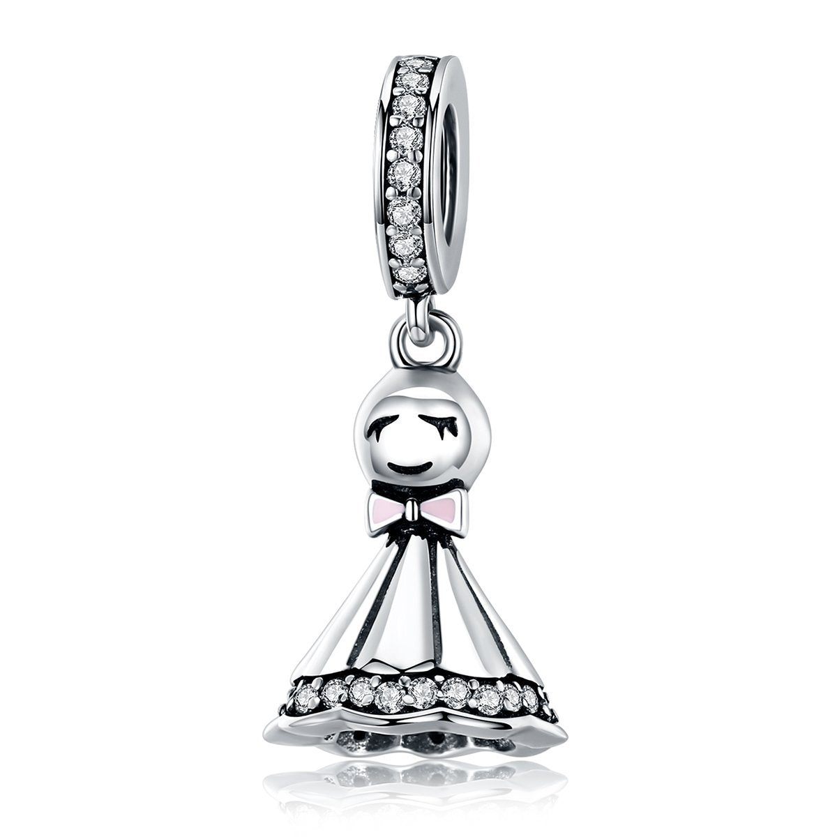 Sunny Doll 925 Sterling Silver Dangle Charm - jolics