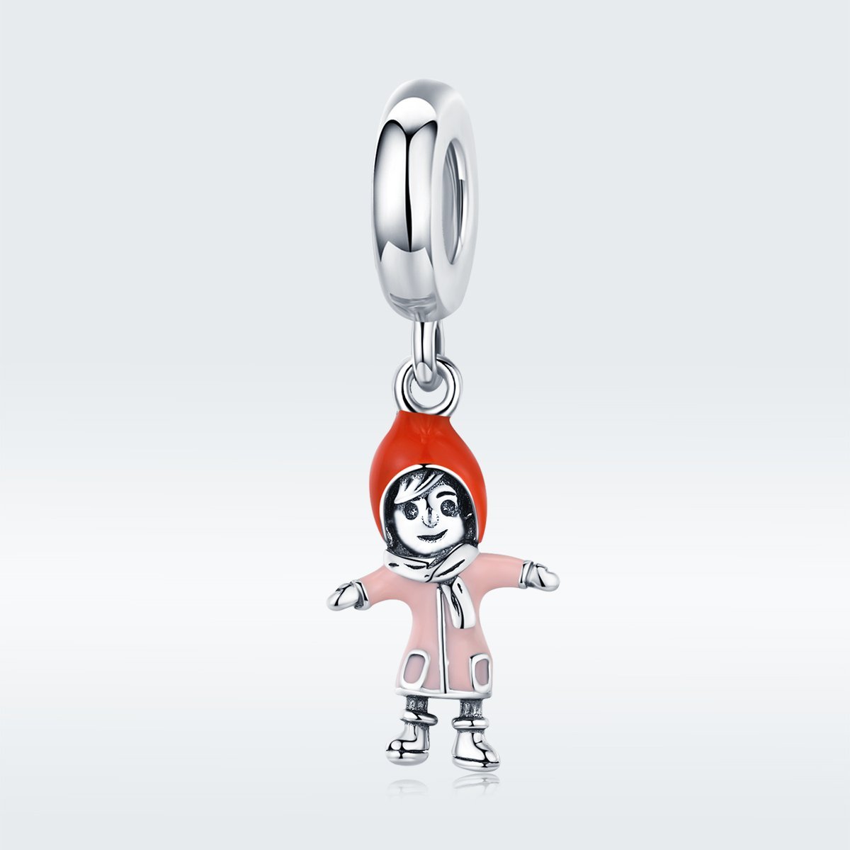 Sunshine Girl 925 Sterling Silver Dangle Charm - jolics