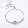 Tara Amulet Blue Eyes 925 Sterling Silver Bracelet - jolics