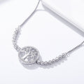 Tree of Life 925 Sterling Silver Adjustable Tennis Bracelet - jolics