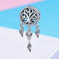 Tree of Life 925 Sterling Silver Dangle Charm - jolics