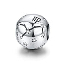 Zodiac Sign 925 Sterling Silver Bead Charm - jolics